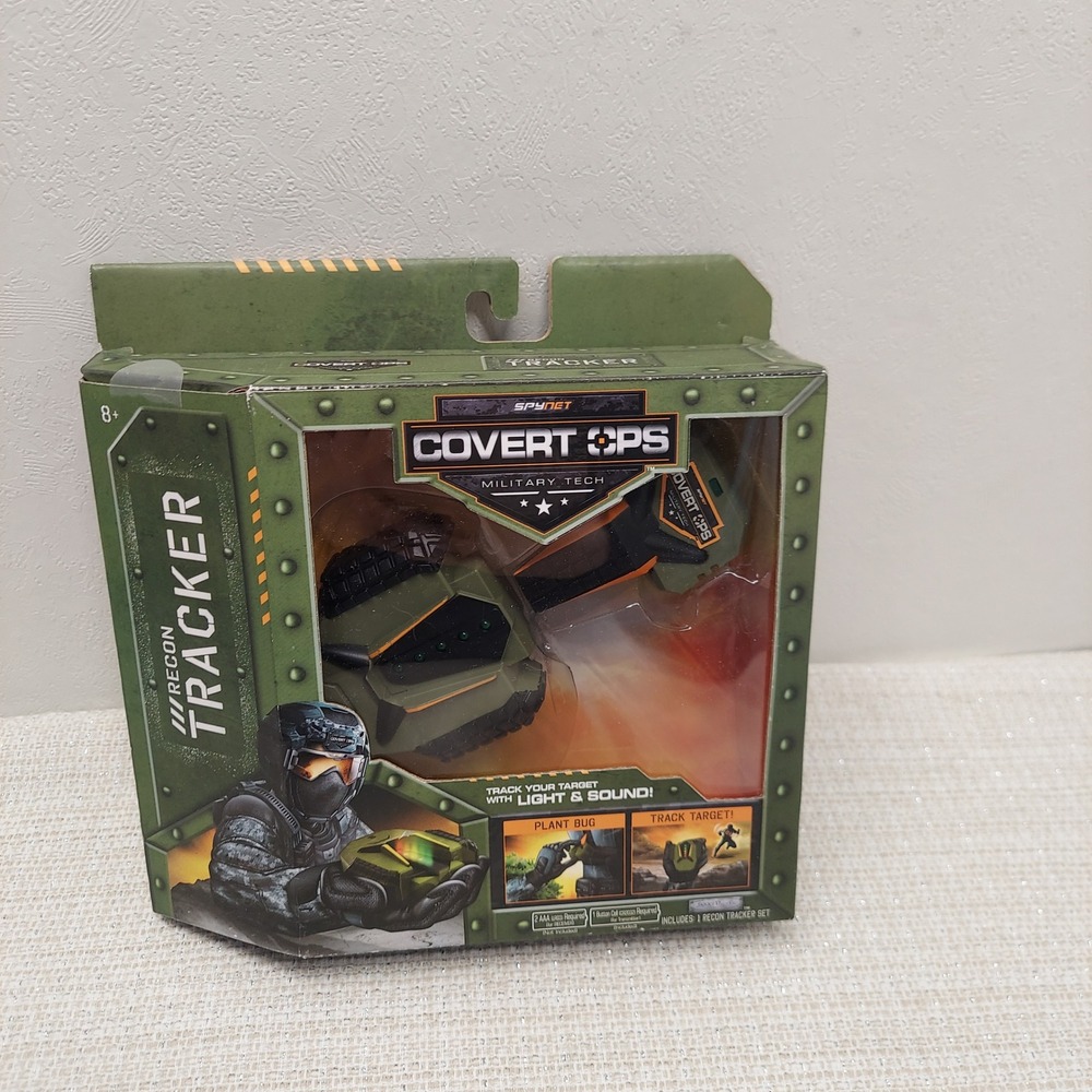SpyNet Covert Ops Recon Tracker Military Tech Jakks Pacific Spy Toy Set New‎